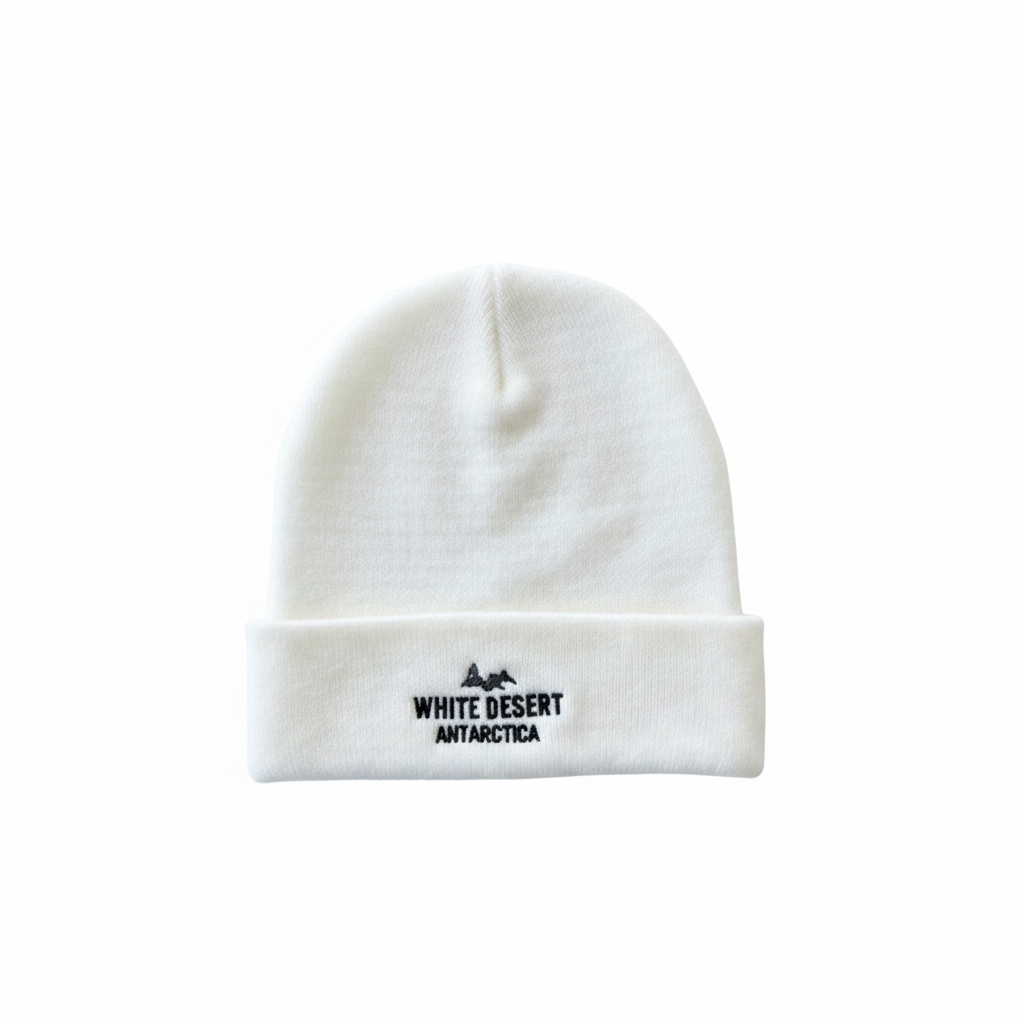Cashmere White Desert Beanie – Unisex