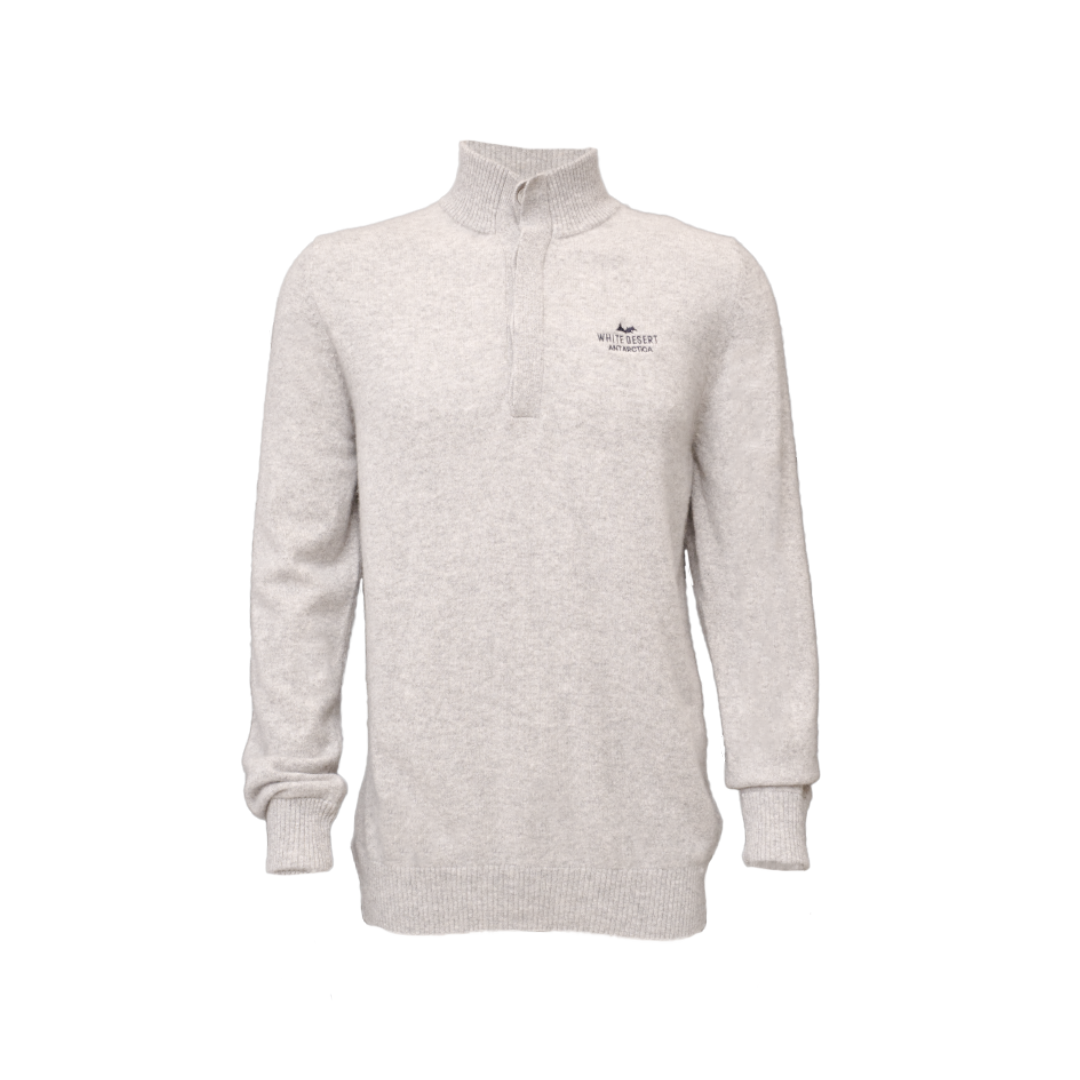 Button Placket Cashmere Knit