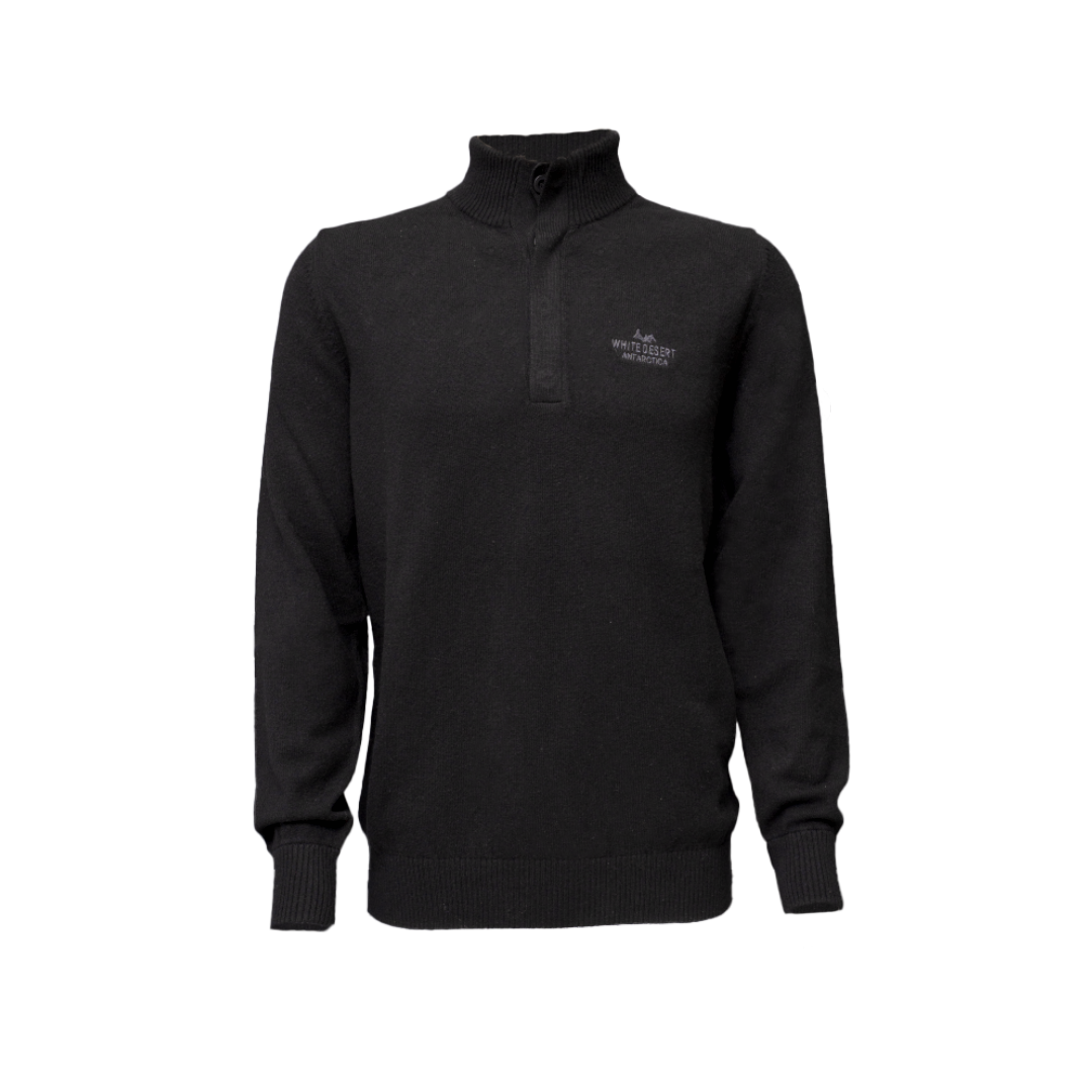Button Placket Cashmere Knit