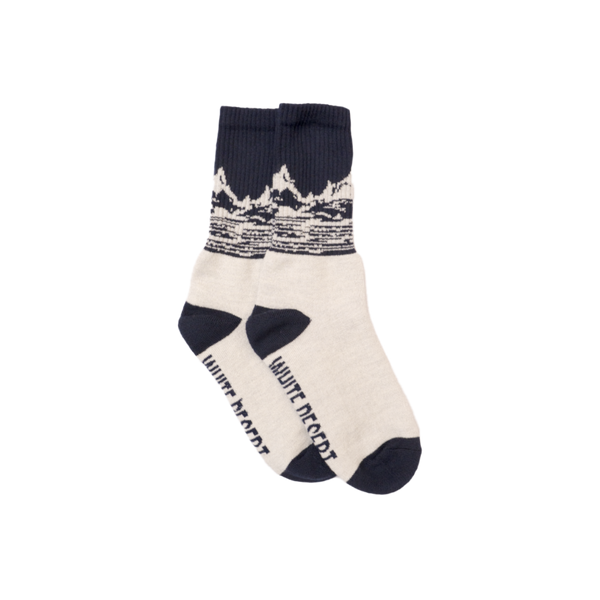 Wolf's Fang Mountain Range Socks - Unisex